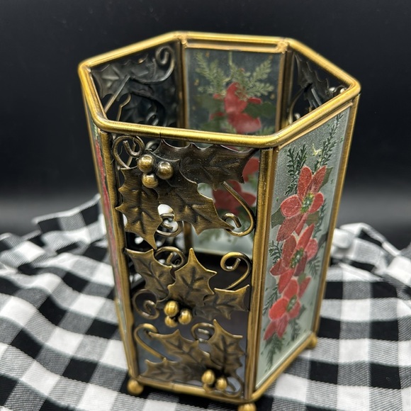 Hexagon Glass Candle Holder - Picture 2 of 5